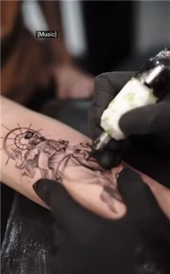 Meksikietiško stiliaus tatuiruotės