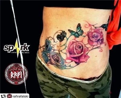 Gėlių tatuiruotė