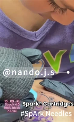 Tatuiruotės ir vaiko mergina