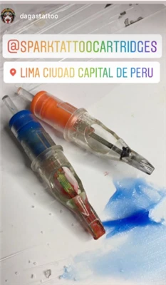 Dagas tatuiruotė iš Peru visada dirba kartu su #sparkcartridges