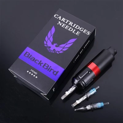 „Black Bird“ vienkartiniai kelių modelių individualūs pakuotės nerūdijančio plieno tatuiruočių adatos profesionaliam tatuiruočių dailei