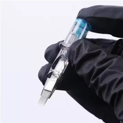 „Blackbird“ tatuiruočių adatų dėžutė Vienkartinė sterilizuota saugos adata RS/RL/RM/M1 su tatuiruočių sukamosios mašinos plėvele