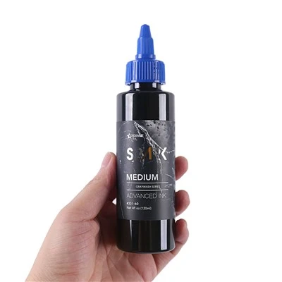 Ekologiškas 4oz 120 ml pilkos spalvos makiažo juodos tatuiruotės rašalas