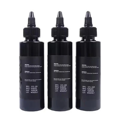 „Spark Custom“ didmeninė Kinija aukšta - pabaiga 4 oz 120 ml dažų pigmento kūno odos spalva nuostabi OEM juoda tatuiruotė