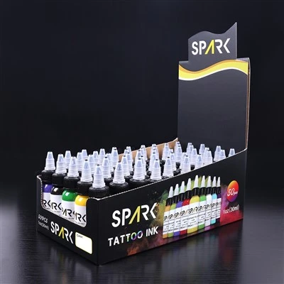 „Spark Organic“ 0,5 uncijos greitai sausas ilgas ilgalaikis dizainas Tatuiruotės rašalo nuolatinis makiažo pigmentas kūno menui