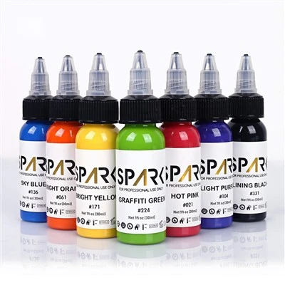 Profesionali odai{0}}Friendly Vibrant 66 Organic Color pudra aukščiausios kokybės nuolatinis tatuiruotės rašalas