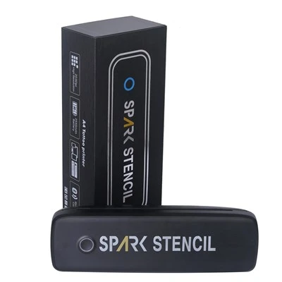 „Spark“ laikinas nešiojamasis aukšto efektyvumo belaidis „Bluetooth“ tatuiruočių spausdintuvas, skirtas kūno meno popieriaus medžiagai