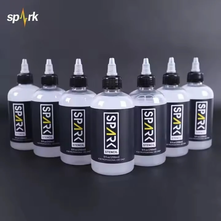 SAPRK 8 FL OZ (250 ml) Profesionalus tatuiruočių perdavimo trafaretinis gelis.