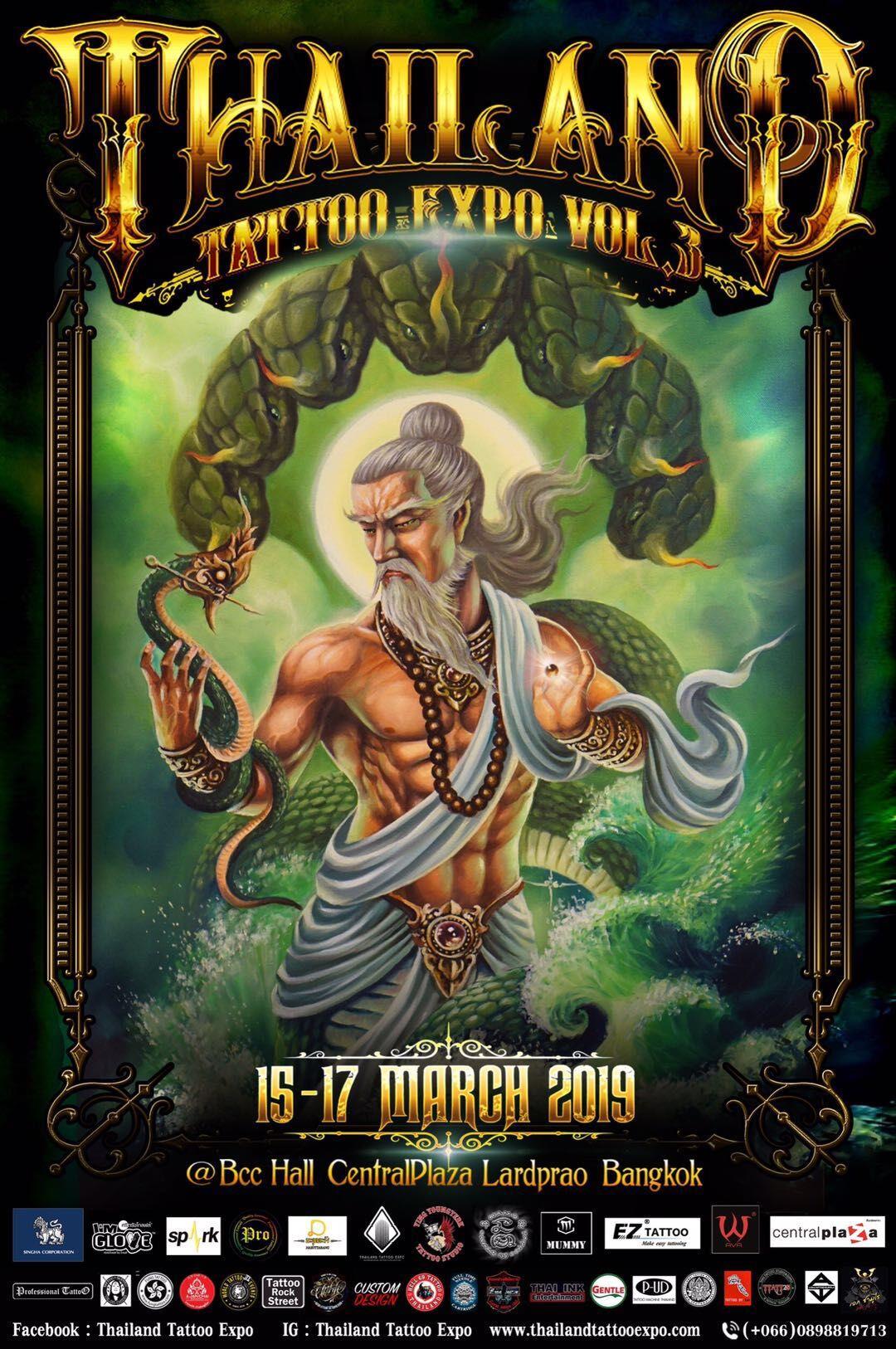 Spark Tattoo Cartridge Rėmėjas 2019 Tailandas Tattoo Expo V3