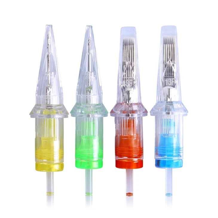 „Spark Liner“ tatuiruočių kasetės „Standard 0“. 3 mm&0. 3 5 mm adatų kasetės