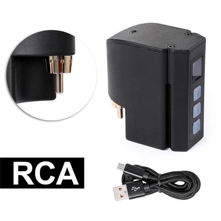 2400 mAh RCA tatuiruotės maitinimo šaltinio belaidė tatuiruotės baterija
