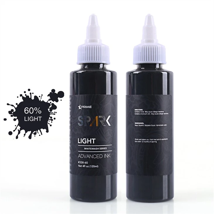 Tatuiruočių rašalo rinkinys be žiaurumo Vegan White Wash Set Spark Tattoo Ink