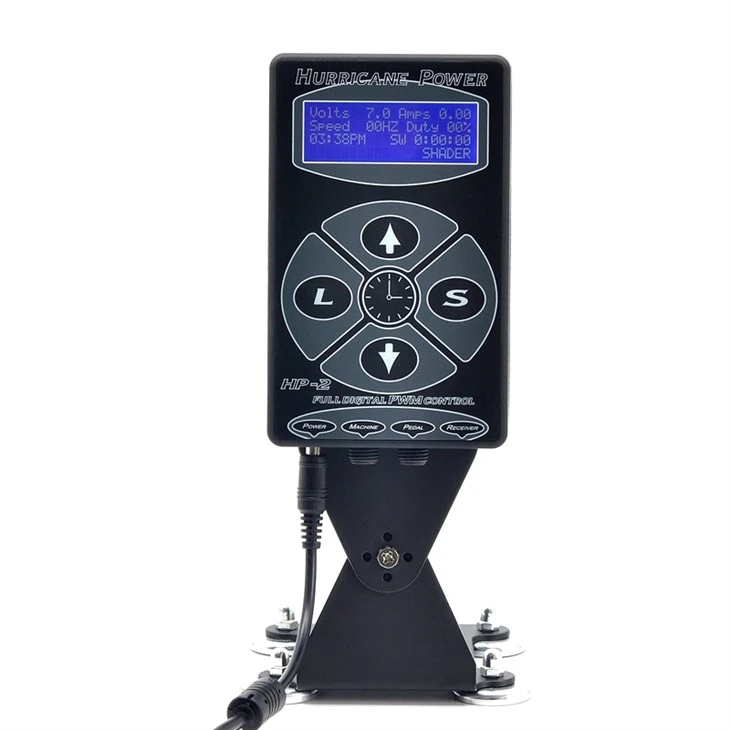 „Hurricane Tattoo Power Supply“ skaitmeninis LCD tatuiruočių maitinimo šaltinis