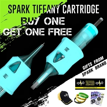 „Spark Tiffany“ tatuiruočių kasečių apvalus įdėklas