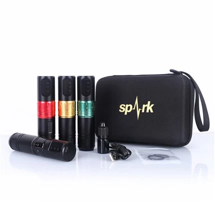 1600 mAh „Spark Tattoo Machine“ belaidis tatuiruočių aparatas, profesionalus