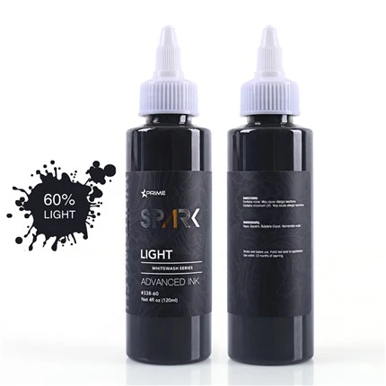 Tatuiruočių rašalo rinkinys be žiaurumo Vegan White Wash Set Spark Tattoo Ink