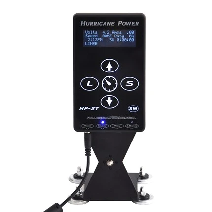 „Hurricane Tattoo Machine Power Supply“ Profesionalus dvigubas tatuiruočių maitinimo šaltinis
