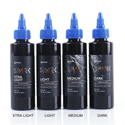 Pigmentai Tatuiruotė Rašalas Pilka spalva Veganas Tatuiruotė Rašalas Rašalas 4OZ