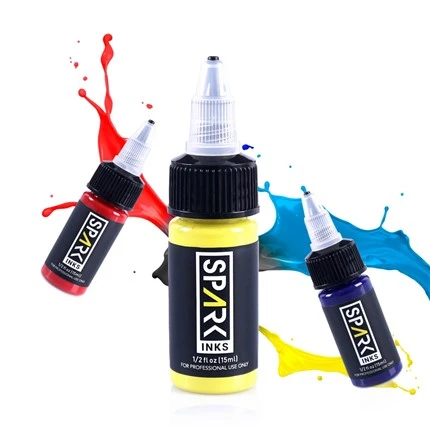 Spark 14 Colors Tattoo Ink Permanent Body Safe Original Tatuiruotės rašalas