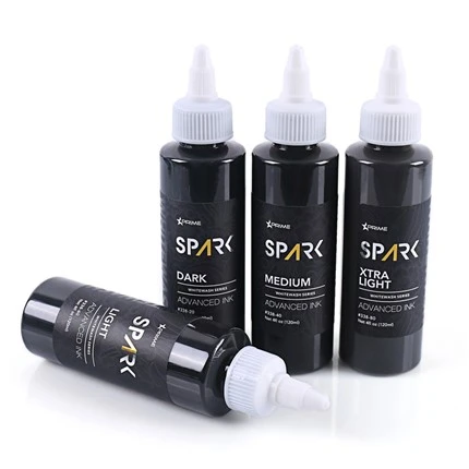 Tattoo Ink Spark Original White Wash Set Pigments Tatuiruotės rašalas