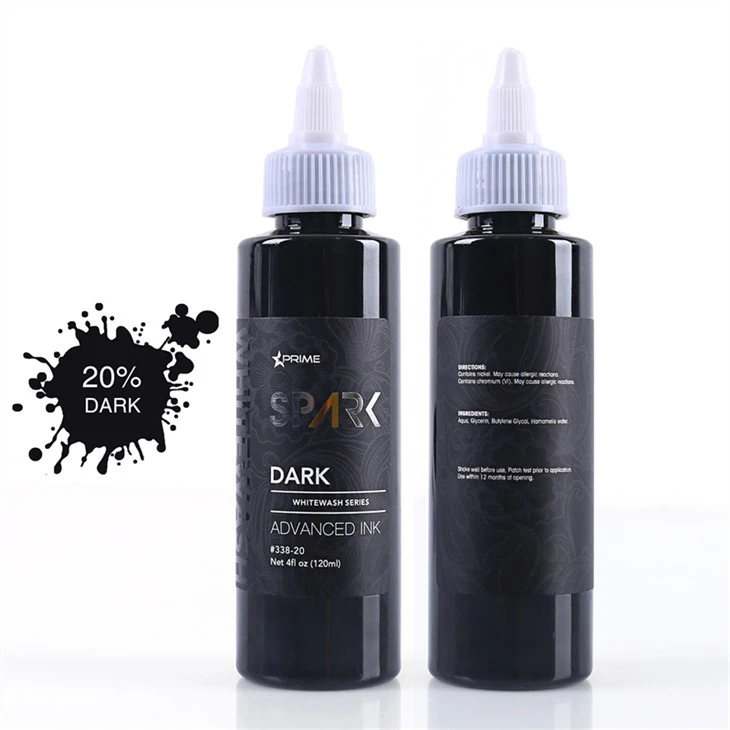 Tatuiruočių rašalo rinkinys Profesionalus baltas plovimo rinkinys Spark Tattoo Ink