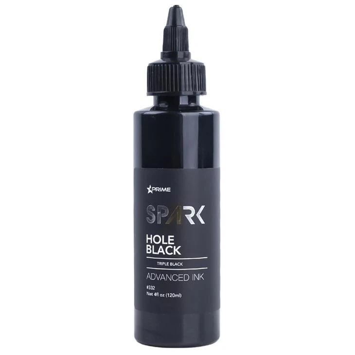 Pigmentų tatuiruotės rašalas 4OZ klasikinis juodos skylės juodas Vanta Black Spark tatuiruotės rašalas tatuiruotės rašalas juodas