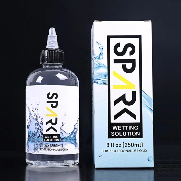 Profesionalus 240ml 8OZ Spark Tattoo Drėkinimo tirpalas Spark Tattoo Mixing Solution Spark Tattoo Ink