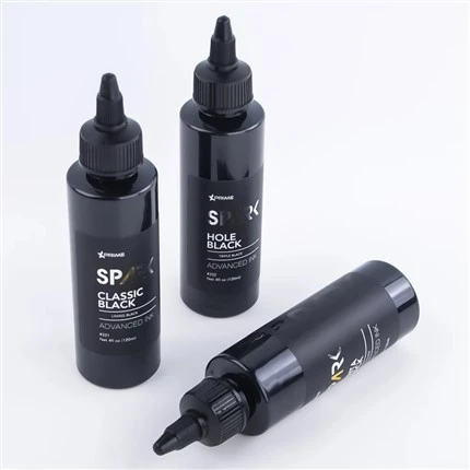 Juodas šviesus tatuiruočių rašalas, trigubas juodas 8OZ Hole Black Black Ink Series Spark Tattoo Ink Tatuiruotės rašalo rinkinys