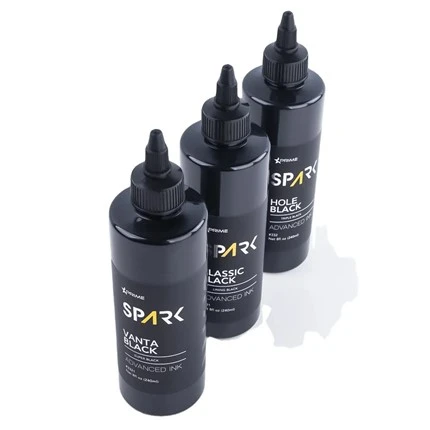 Vanta Black 8OZ 4OZ Super Black Ink Series Spark Tattoo Ink Tatuiruotės rašalo rinkinys Profesionalus
